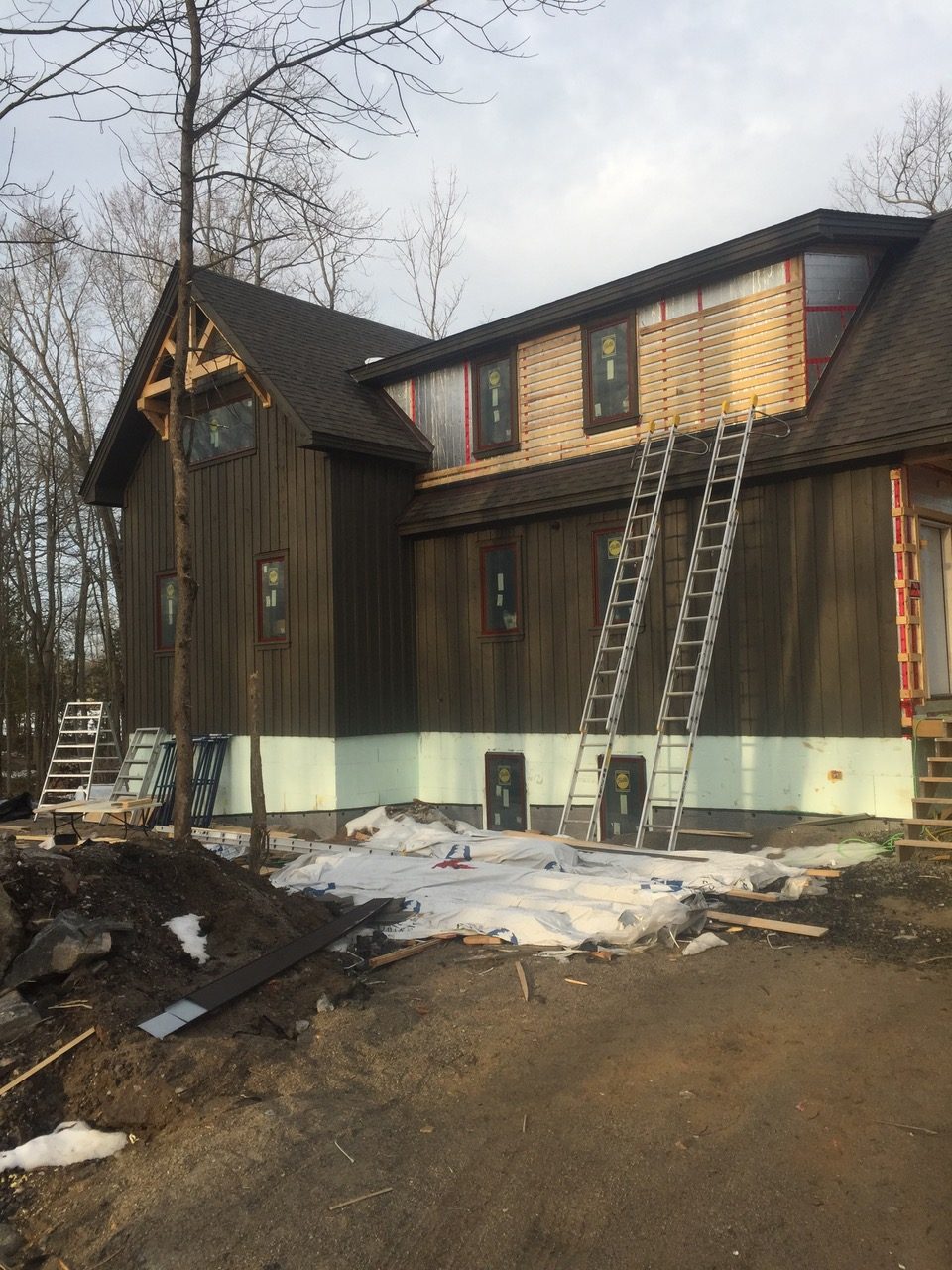 Muskoka Exteriors progress shot