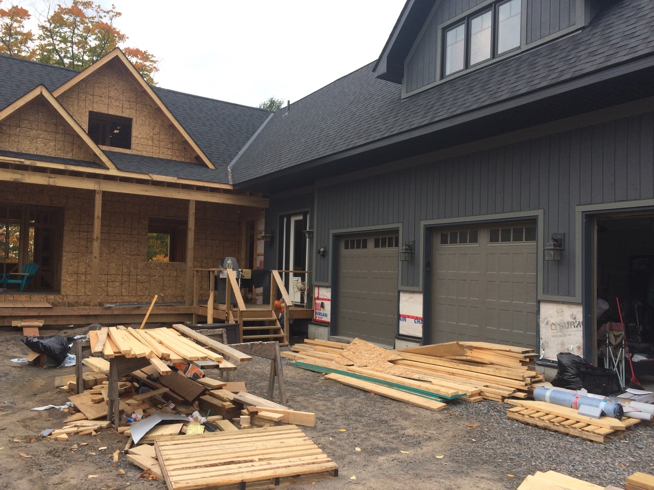 Muskoka Exteriors siding project