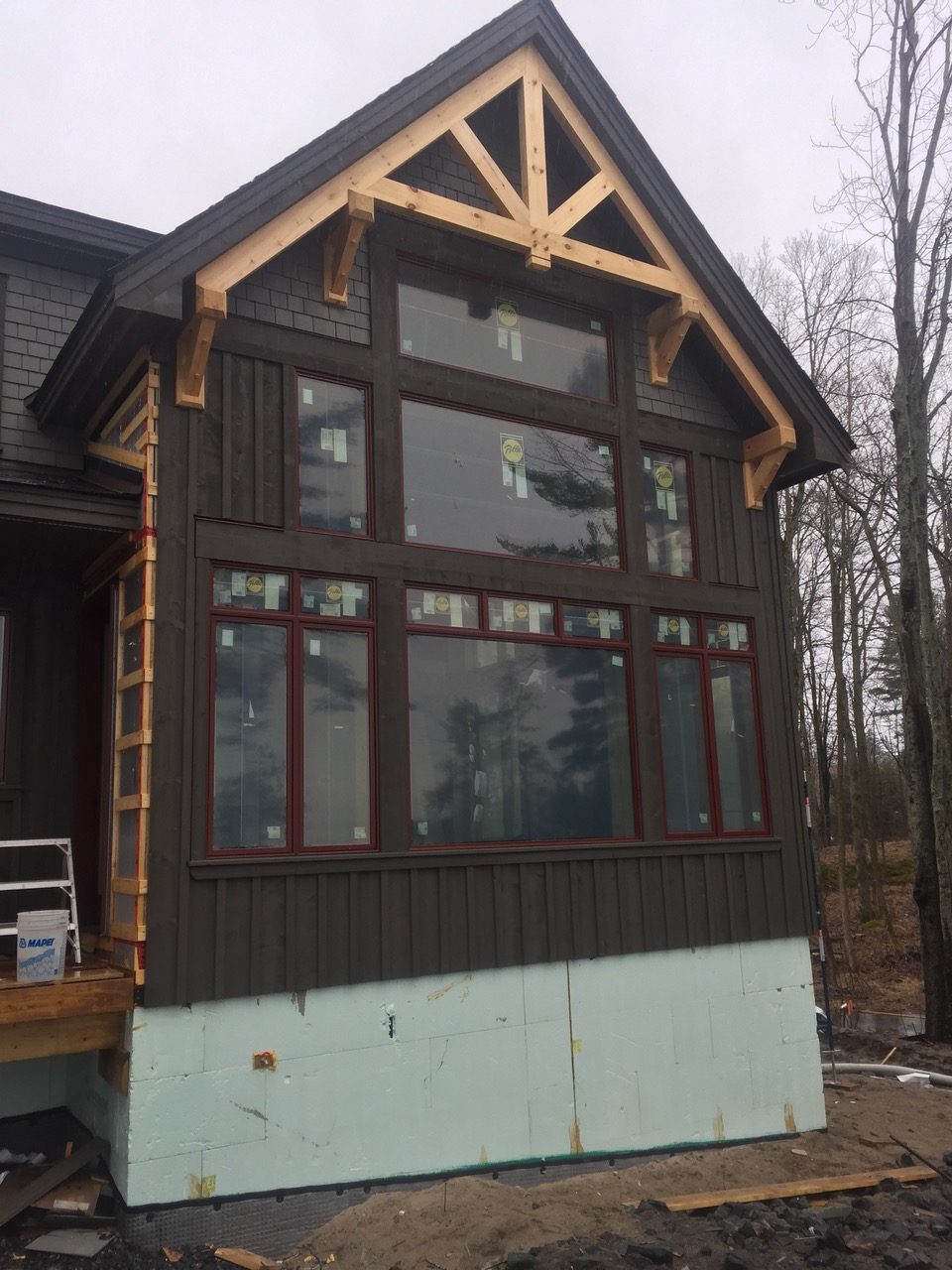 New wood siding by Muskoka Exteriors